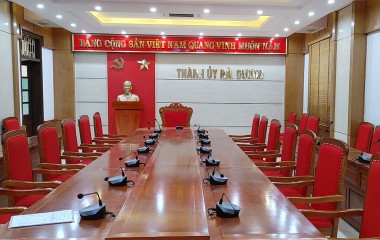 Audio Hải Hưng lắp đặt hệ thống hội thảo TOA TS-690 cho thành ủy Hải Dương